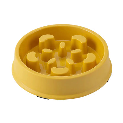 Petal-Shaped Slow Feed Dog Puzzle Bowl - Anti-Slip
