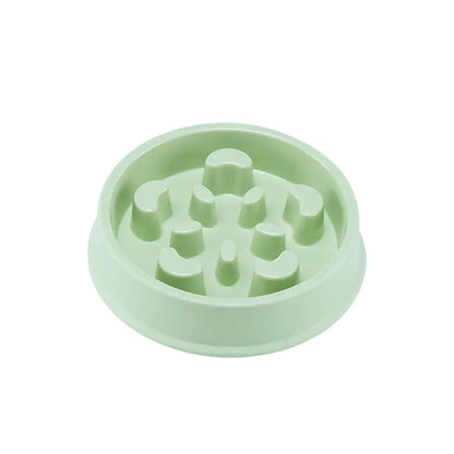 Petal-Shaped Slow Feed Dog Puzzle Bowl - Anti-Slip